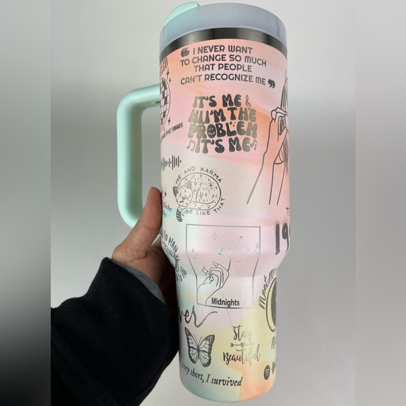 Swiftie 40oz Warm Serene Stanley Tumbler Engraved - Picture 6 of 10